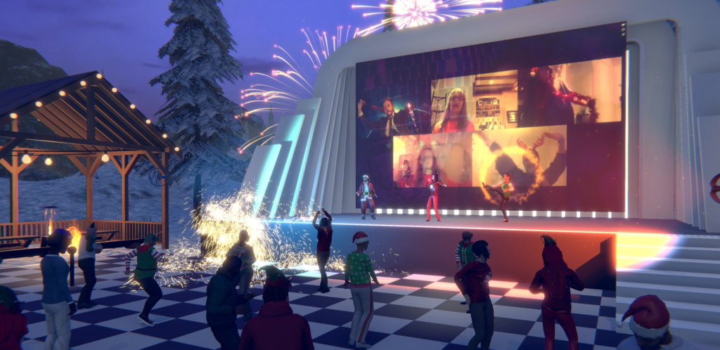 Virtual Christmas Party World